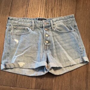 Lucky Brand Light Blue Boyfriend Jean Shorts